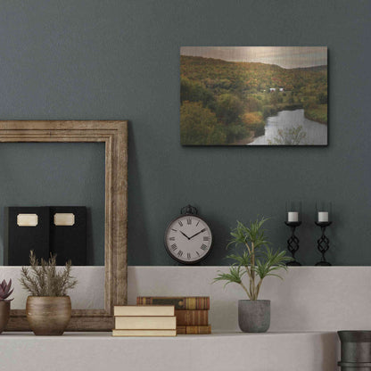 Luxe Metal Art 'A Place of Our Own' by Lori Deiter, Metal Wall Art,16x12