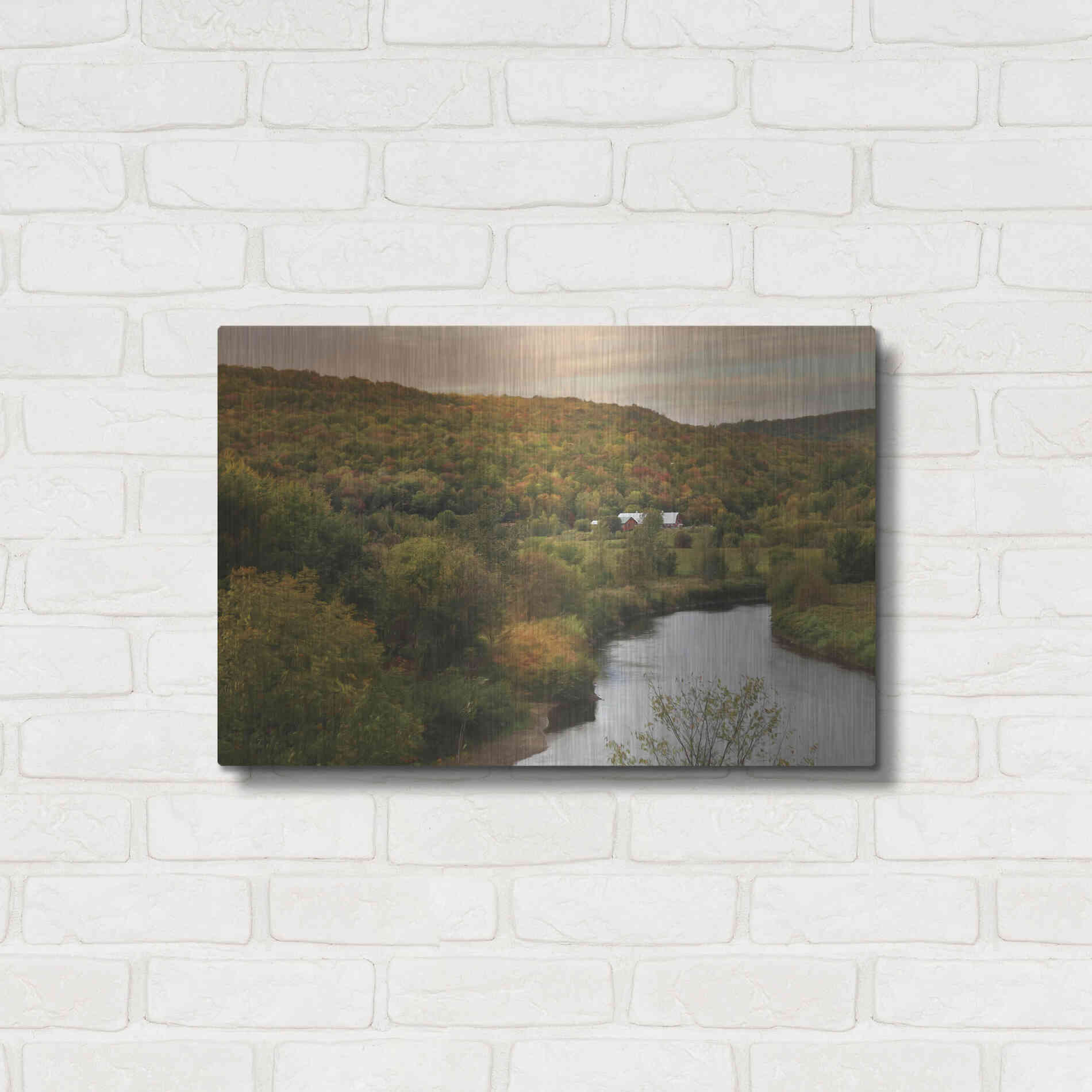 Luxe Metal Art 'A Place of Our Own' by Lori Deiter, Metal Wall Art,24x16