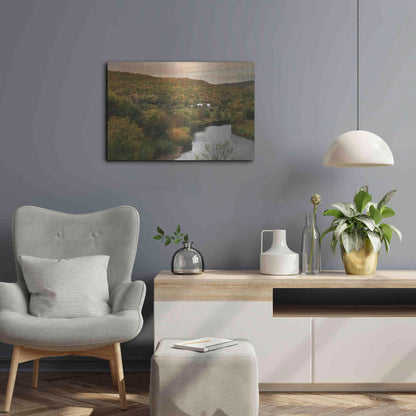 Luxe Metal Art 'A Place of Our Own' by Lori Deiter, Metal Wall Art,24x16