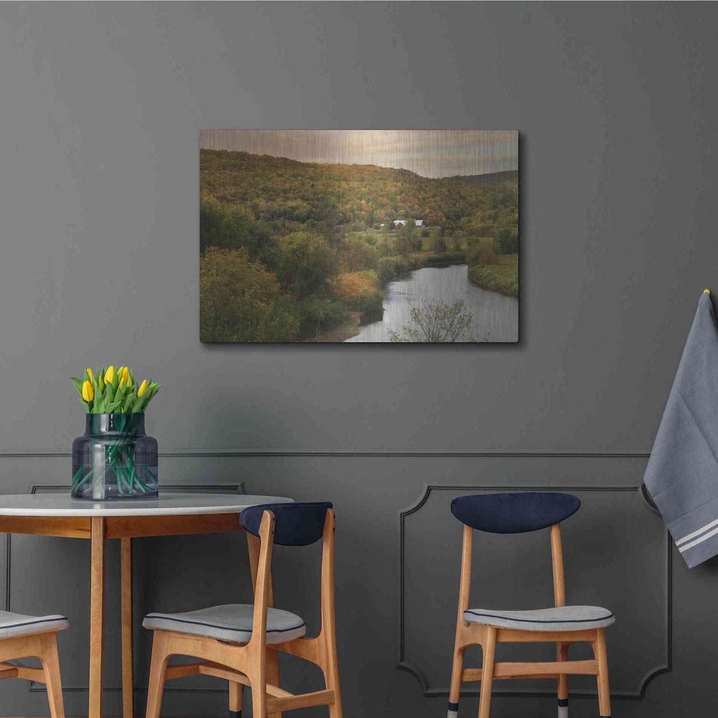 Luxe Metal Art 'A Place of Our Own' by Lori Deiter, Metal Wall Art,36x24