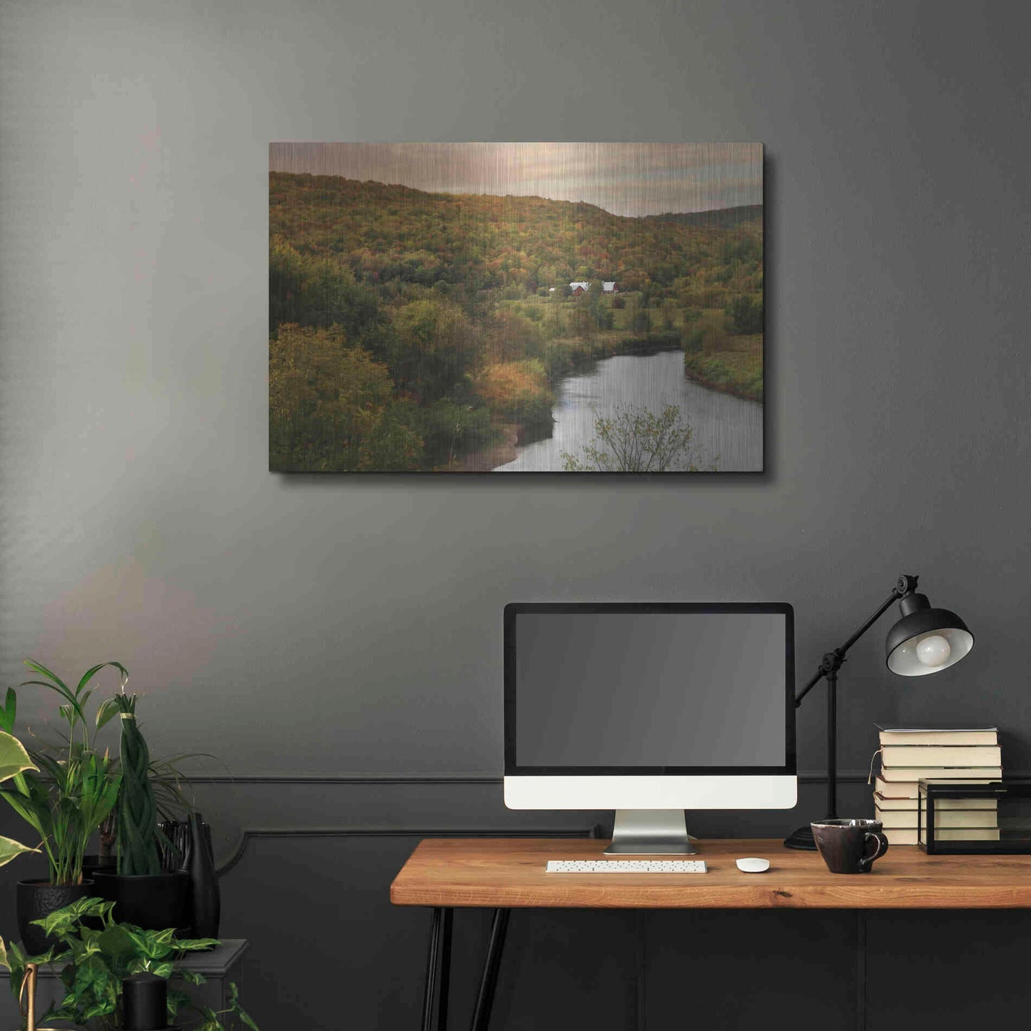 Luxe Metal Art 'A Place of Our Own' by Lori Deiter, Metal Wall Art,36x24