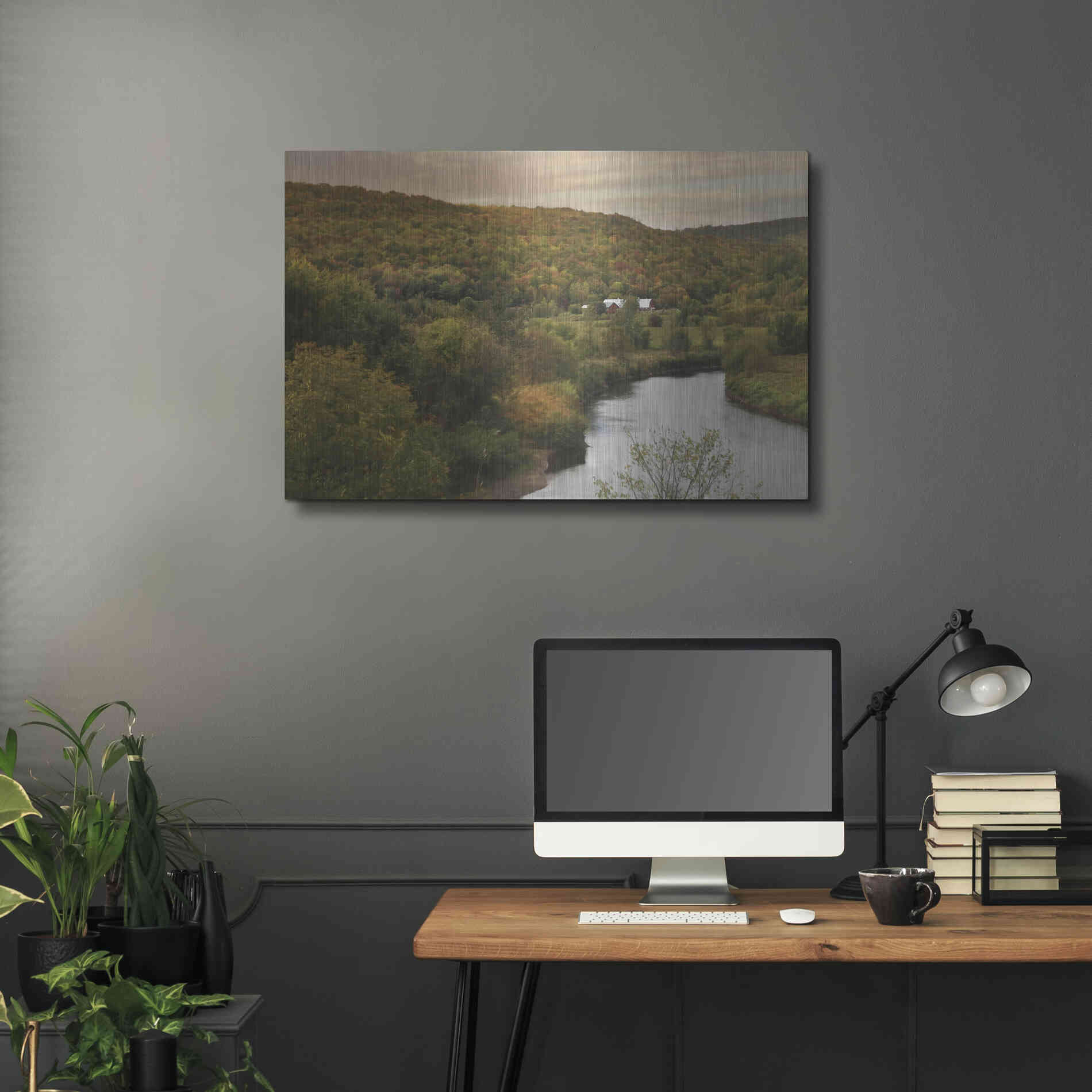 Luxe Metal Art 'A Place of Our Own' by Lori Deiter, Metal Wall Art,36x24