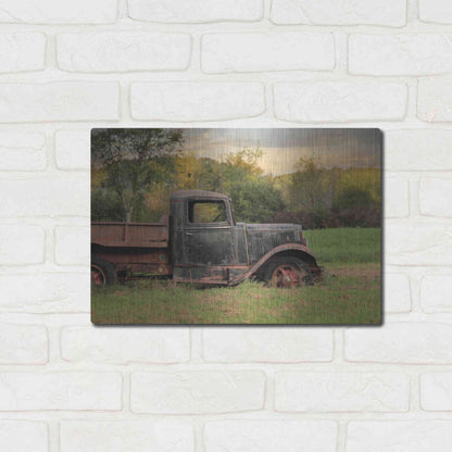 Luxe Metal Art 'Going Nowhere' by Lori Deiter, Metal Wall Art,16x12