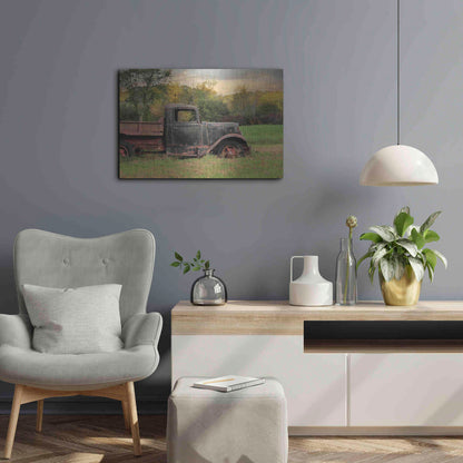 Luxe Metal Art 'Going Nowhere' by Lori Deiter, Metal Wall Art,24x16