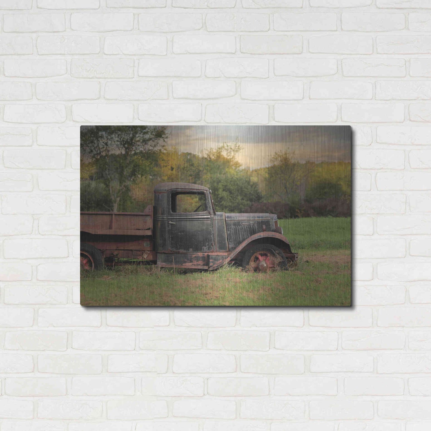 Luxe Metal Art 'Going Nowhere' by Lori Deiter, Metal Wall Art,36x24