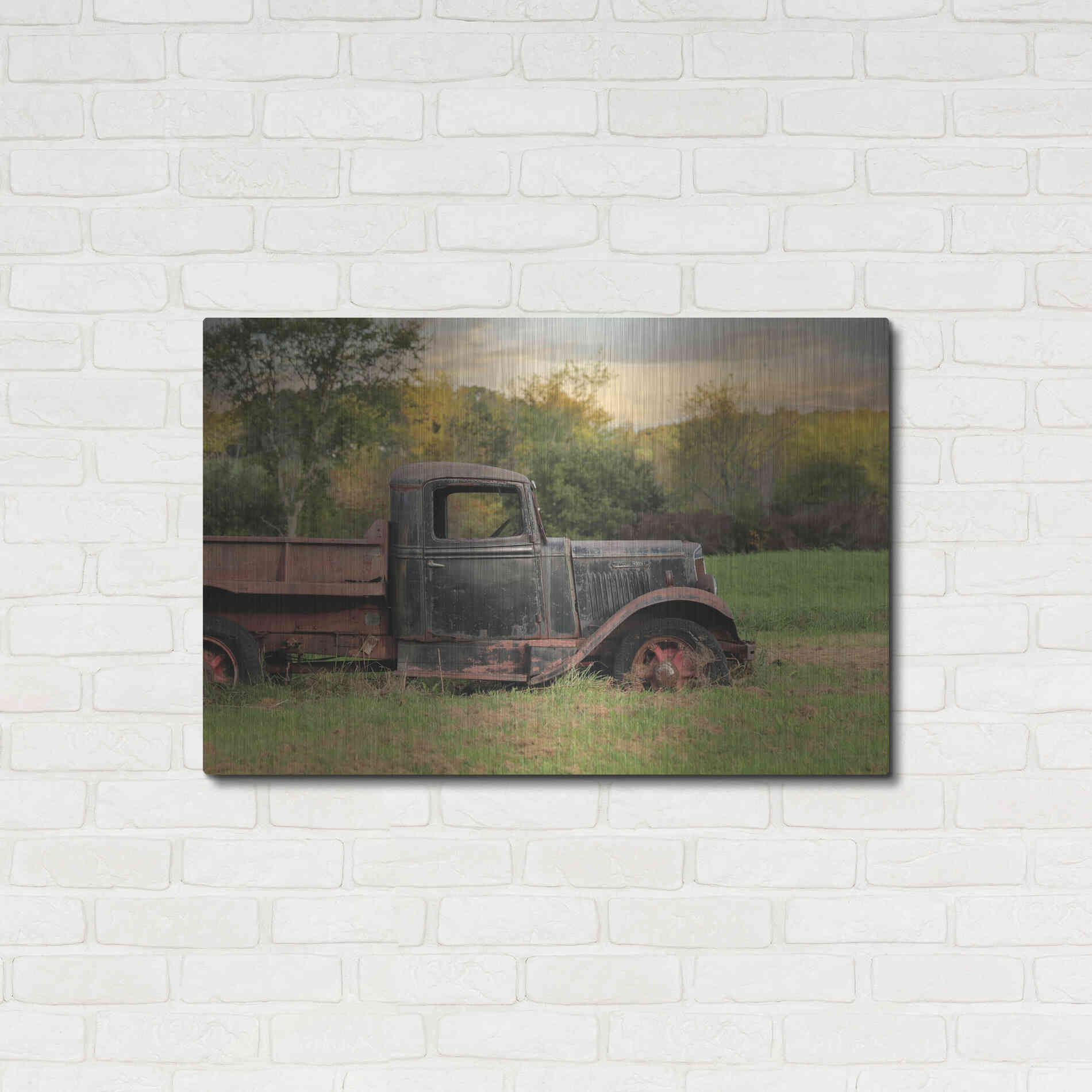 Luxe Metal Art 'Going Nowhere' by Lori Deiter, Metal Wall Art,36x24