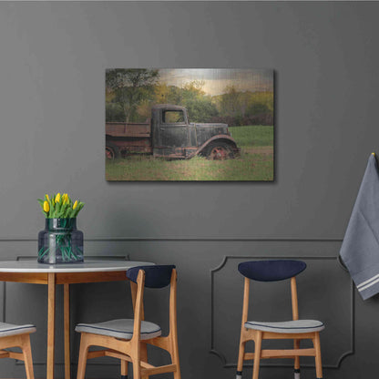 Luxe Metal Art 'Going Nowhere' by Lori Deiter, Metal Wall Art,36x24