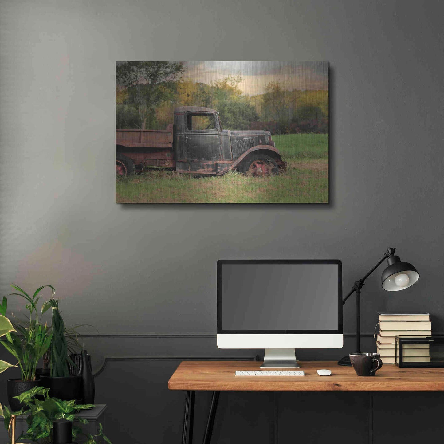 Luxe Metal Art 'Going Nowhere' by Lori Deiter, Metal Wall Art,36x24