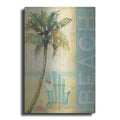 Luxe Metal Art 'Ocean Beach I' by Daphne Brissonet, Metal Wall Art