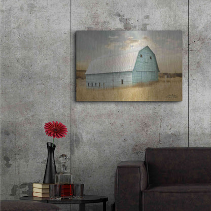 Luxe Metal Art 'Days of Gold' by Lori Deiter, Metal Wall Art,36x24