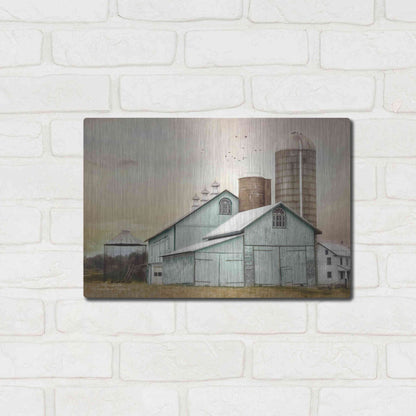 Luxe Metal Art 'Jonestown Sunrise' by Lori Deiter, Metal Wall Art,16x12
