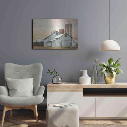 Luxe Metal Art 'Jonestown Sunrise' by Lori Deiter, Metal Wall Art,24x16