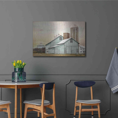 Luxe Metal Art 'Jonestown Sunrise' by Lori Deiter, Metal Wall Art,36x24