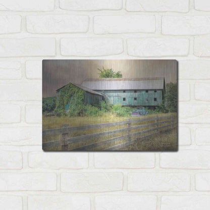 Luxe Metal Art 'Overgrown' by Lori Deiter, Metal Wall Art,16x12