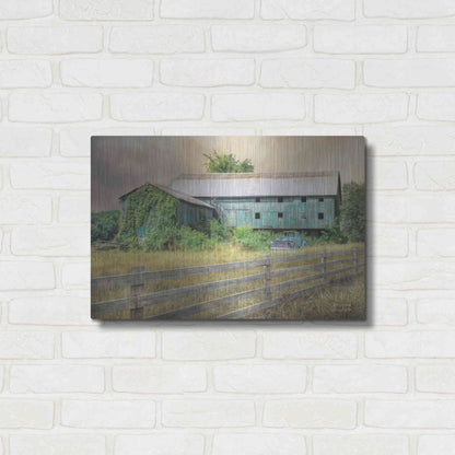 Luxe Metal Art 'Overgrown' by Lori Deiter, Metal Wall Art,24x16