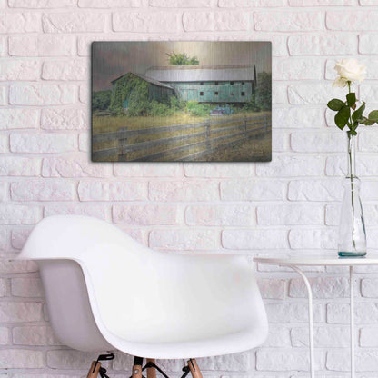Luxe Metal Art 'Overgrown' by Lori Deiter, Metal Wall Art,24x16