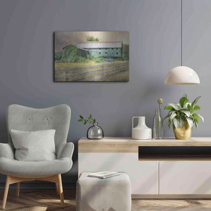 Luxe Metal Art 'Overgrown' by Lori Deiter, Metal Wall Art,24x16