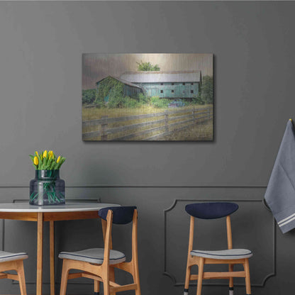Luxe Metal Art 'Overgrown' by Lori Deiter, Metal Wall Art,36x24