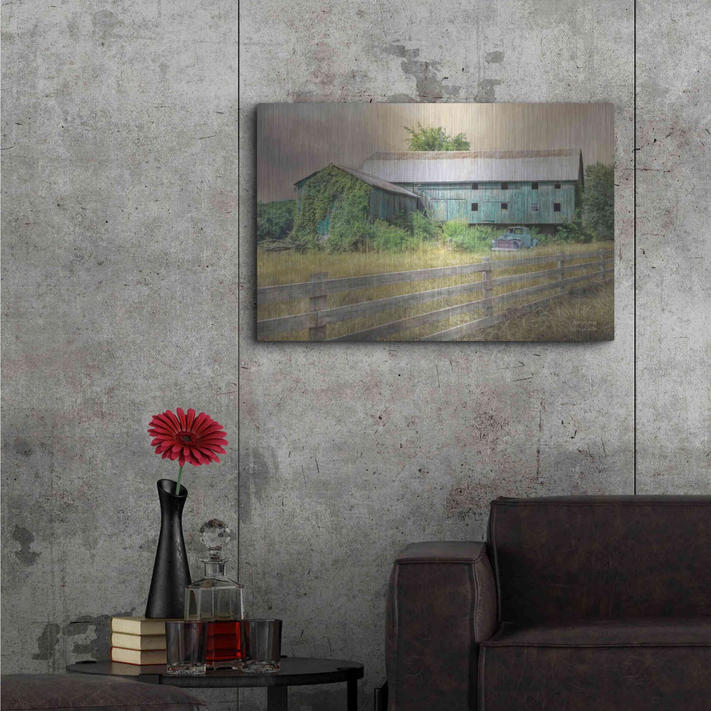 Luxe Metal Art 'Overgrown' by Lori Deiter, Metal Wall Art,36x24