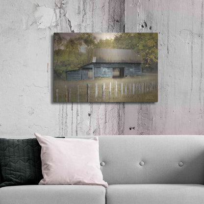 Luxe Metal Art 'Old Teal Shed' by Lori Deiter, Metal Wall Art,36x24