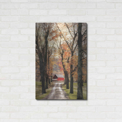 Luxe Metal Art 'On Those Country Roads' by Lori Deiter, Metal Wall Art,24x36
