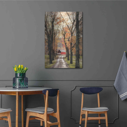 Luxe Metal Art 'On Those Country Roads' by Lori Deiter, Metal Wall Art,24x36