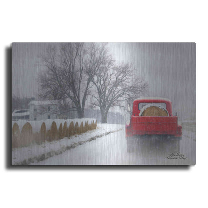 Luxe Metal Art 'Haulin' Hay' by Lori Deiter, Metal Wall Art