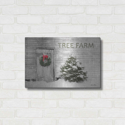 Luxe Metal Art 'Tree Farm' by Lori Deiter, Metal Wall Art,24x16