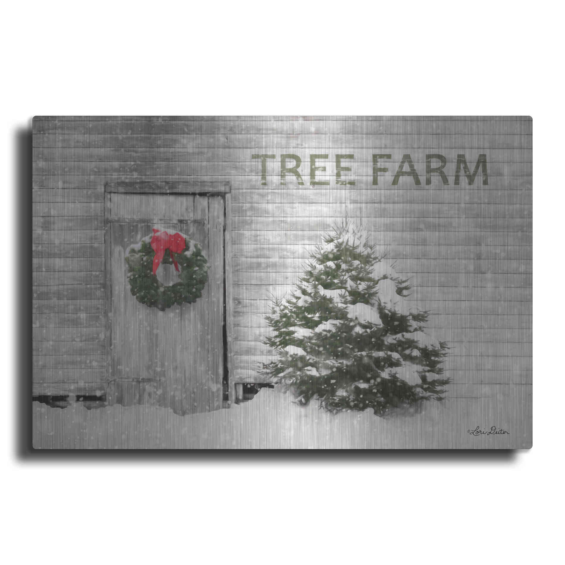 Luxe Metal Art 'Tree Farm' by Lori Deiter, Metal Wall Art