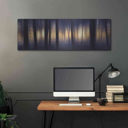 Luxe Metal Art 'Edge of the Forest' by Lori Deiter, Metal Wall Art,48x16