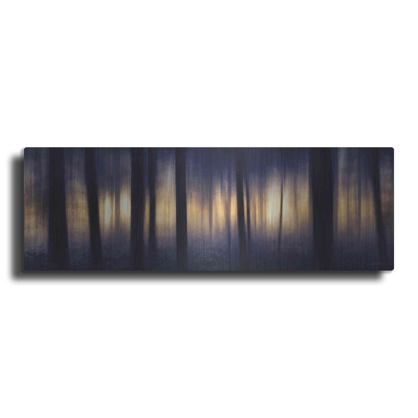 Luxe Metal Art 'Edge of the Forest' by Lori Deiter, Metal Wall Art