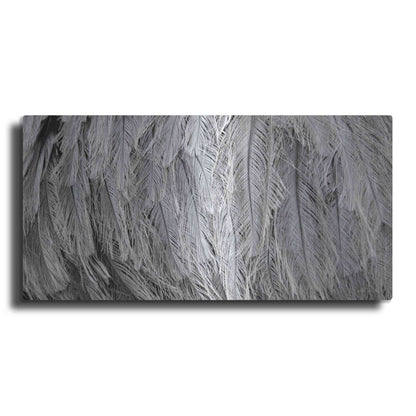 Luxe Metal Art 'Silver Feathers' by Lori Deiter, Metal Wall Art