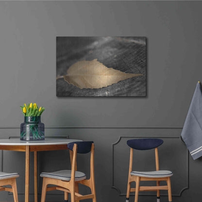 Luxe Metal Art 'Natural Gold Leaf' by Lori Deiter, Metal Wall Art,36x24