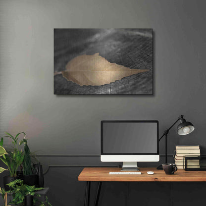 Luxe Metal Art 'Natural Gold Leaf' by Lori Deiter, Metal Wall Art,36x24