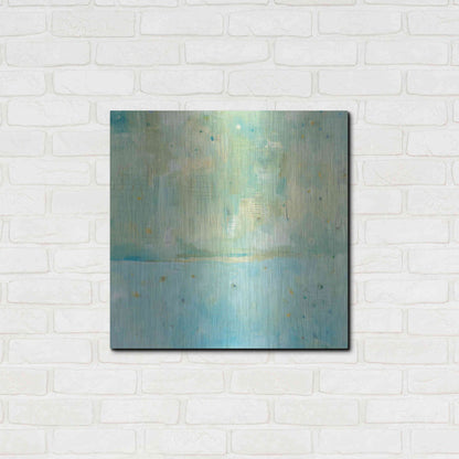 Luxe Metal Art 'Dreaming of the Shore' by Melissa Averinos, Metal Wall Art,24x24