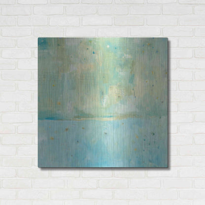 Luxe Metal Art 'Dreaming of the Shore' by Melissa Averinos, Metal Wall Art,36x36