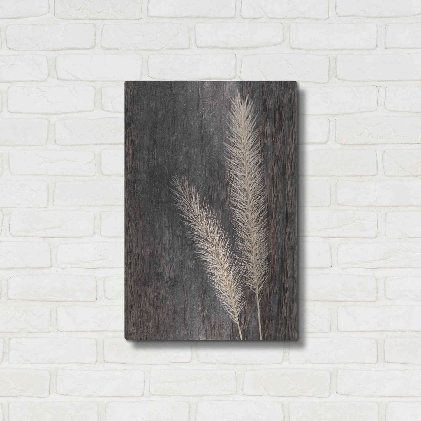 Luxe Metal Art 'Natural Wheat' by Lori Deiter, Metal Wall Art,16x24