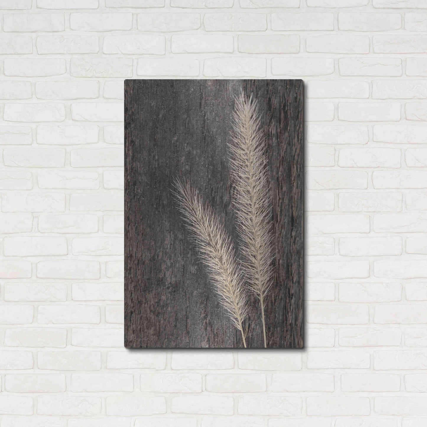 Luxe Metal Art 'Natural Wheat' by Lori Deiter, Metal Wall Art,24x36