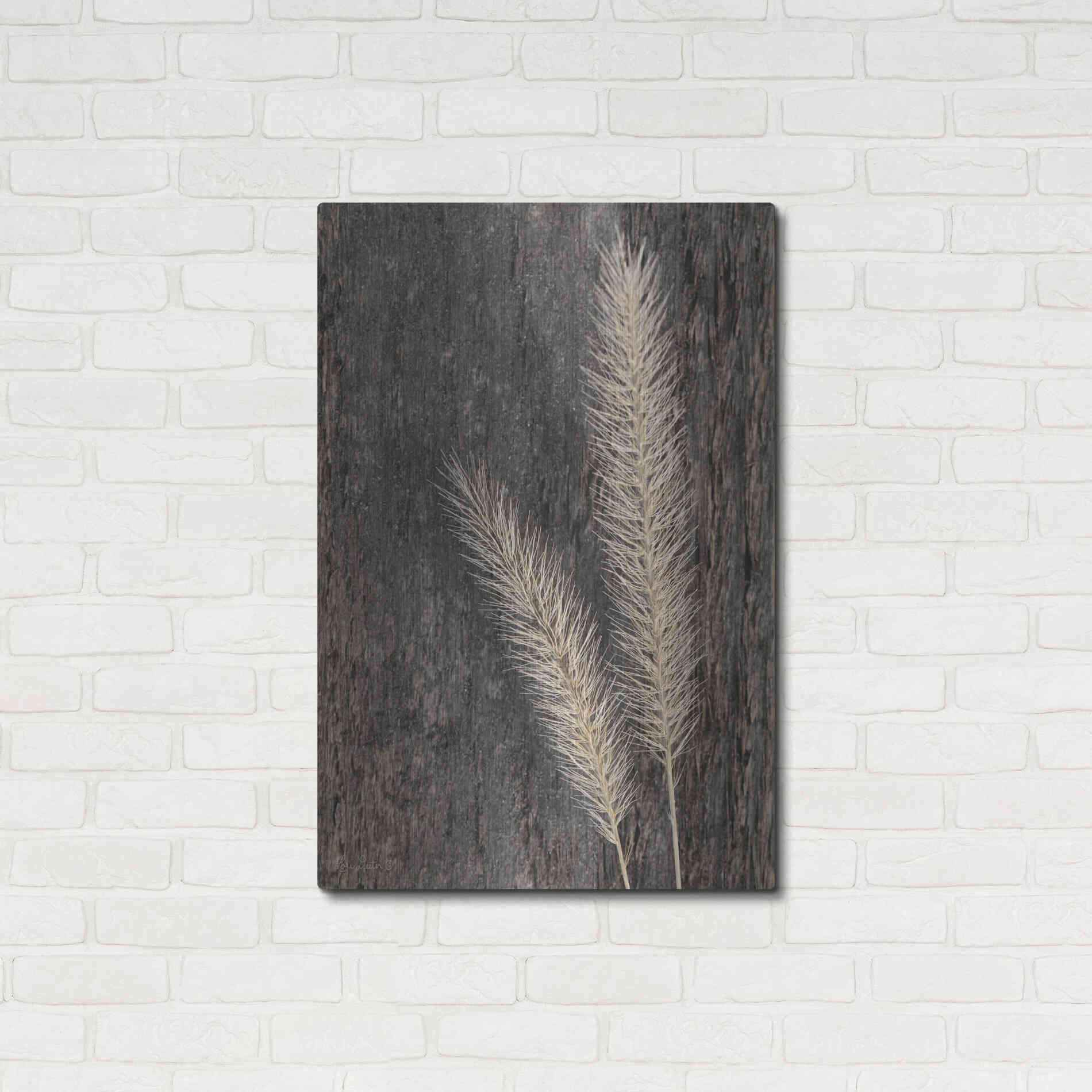 Luxe Metal Art 'Natural Wheat' by Lori Deiter, Metal Wall Art,24x36