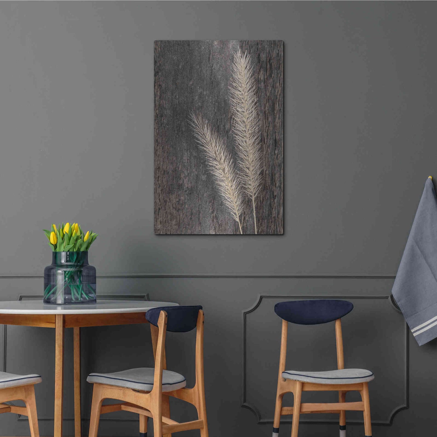 Luxe Metal Art 'Natural Wheat' by Lori Deiter, Metal Wall Art,24x36