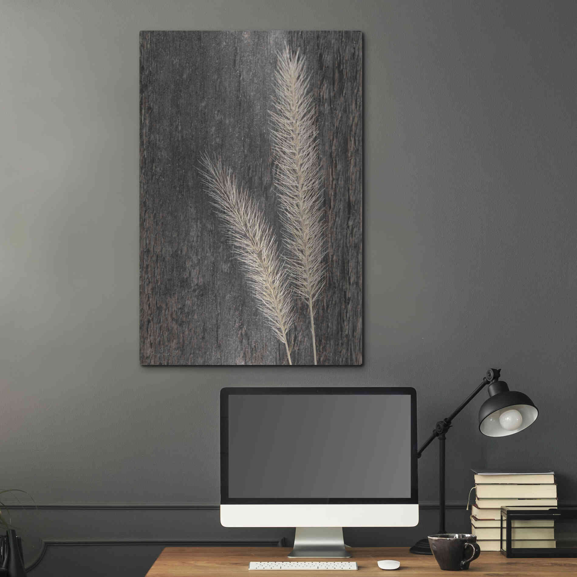 Luxe Metal Art 'Natural Wheat' by Lori Deiter, Metal Wall Art,24x36