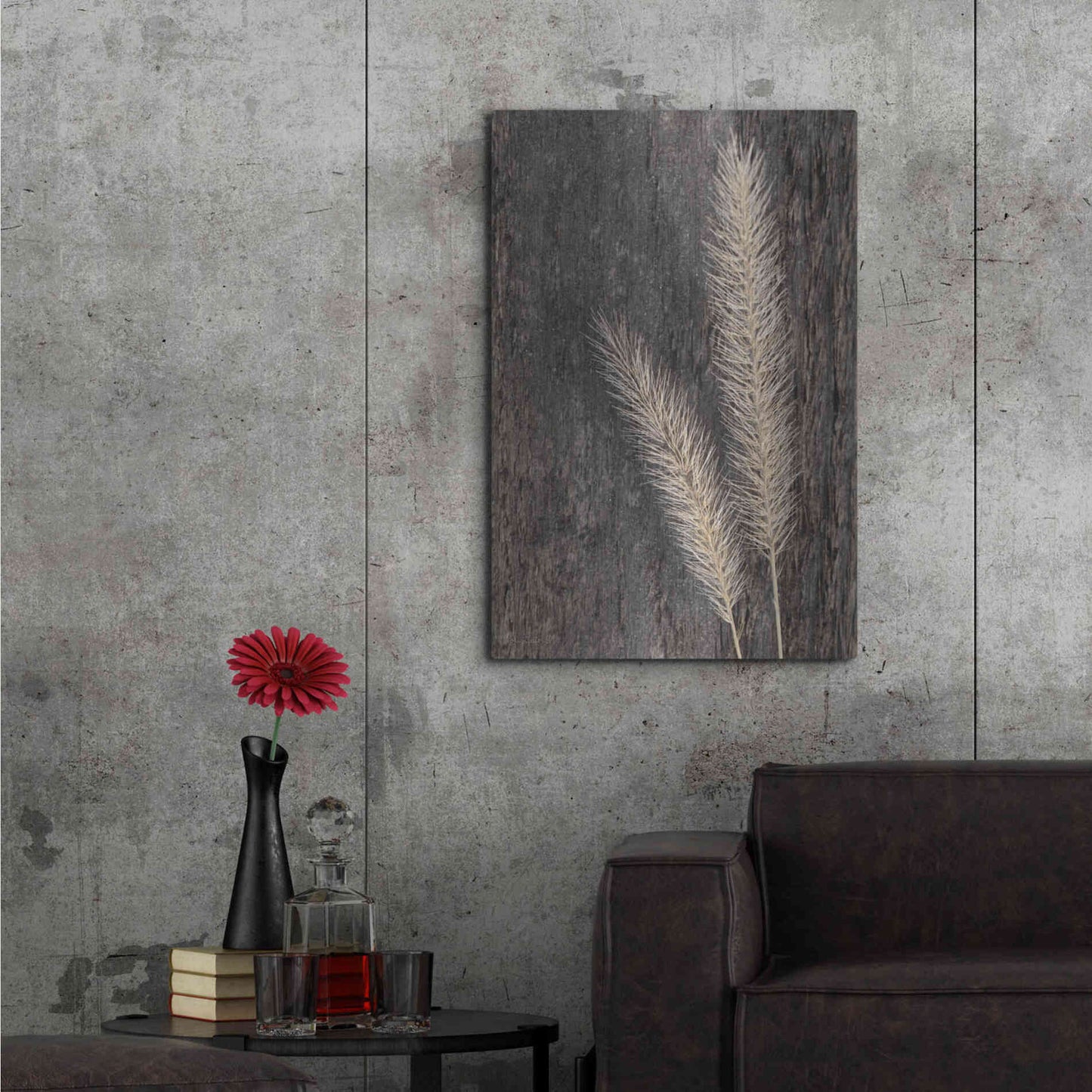 Luxe Metal Art 'Natural Wheat' by Lori Deiter, Metal Wall Art,24x36