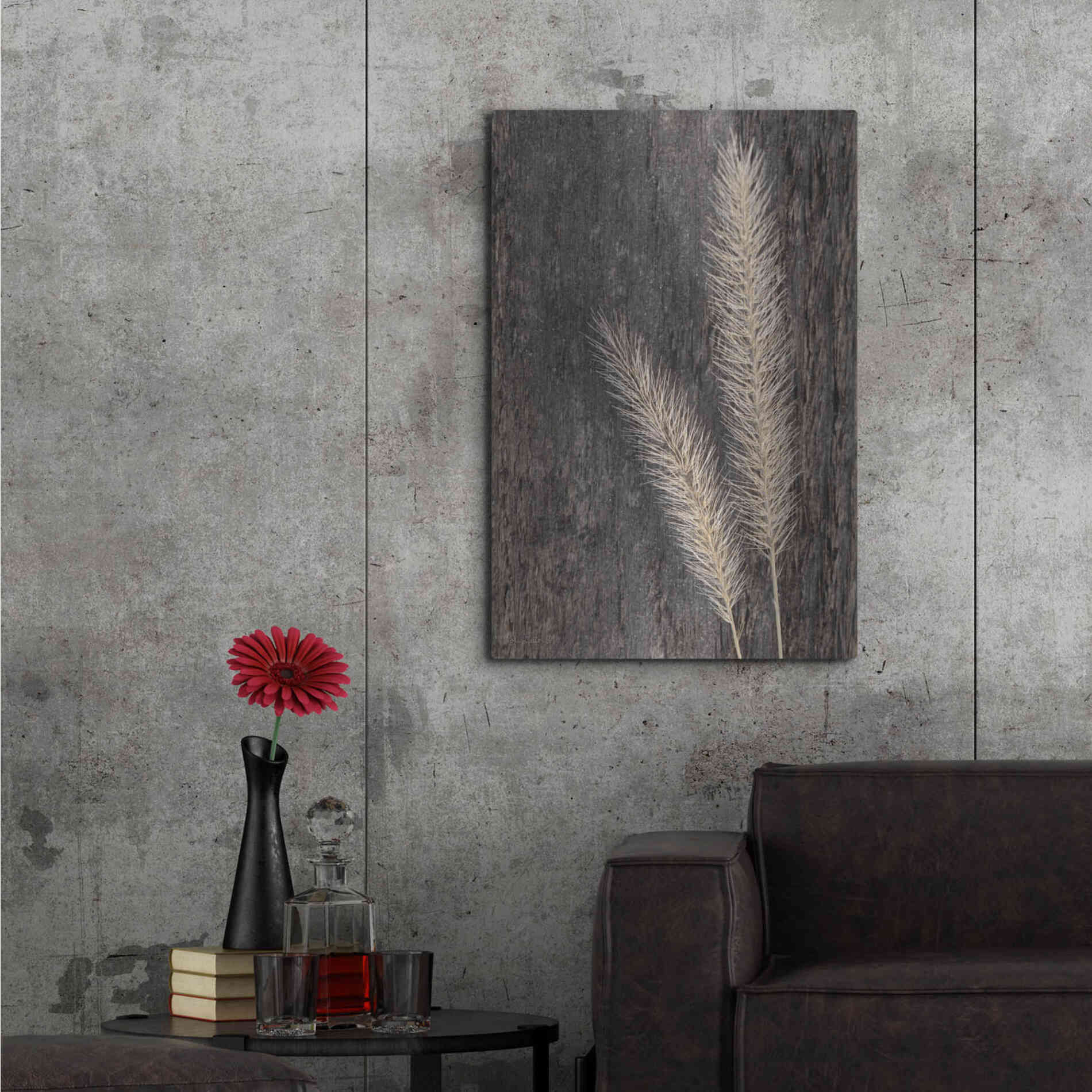 Luxe Metal Art 'Natural Wheat' by Lori Deiter, Metal Wall Art,24x36
