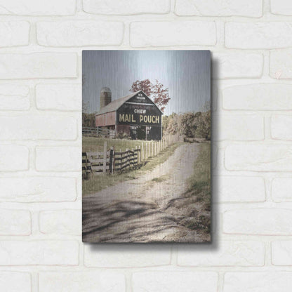 Luxe Metal Art 'Mail Pouch Lane' by Lori Deiter, Metal Wall Art,12x16