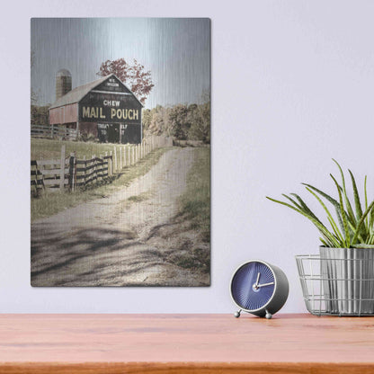 Luxe Metal Art 'Mail Pouch Lane' by Lori Deiter, Metal Wall Art,12x16