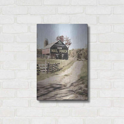 Luxe Metal Art 'Mail Pouch Lane' by Lori Deiter, Metal Wall Art,16x24