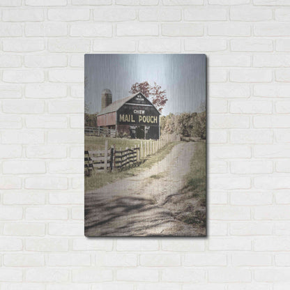 Luxe Metal Art 'Mail Pouch Lane' by Lori Deiter, Metal Wall Art,24x36