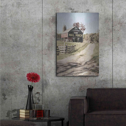 Luxe Metal Art 'Mail Pouch Lane' by Lori Deiter, Metal Wall Art,24x36
