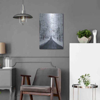 Luxe Metal Art 'All Roads Lead Home' by Lori Deiter, Metal Wall Art,16x24