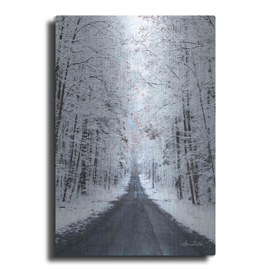 Luxe Metal Art 'All Roads Lead Home' by Lori Deiter, Metal Wall Art